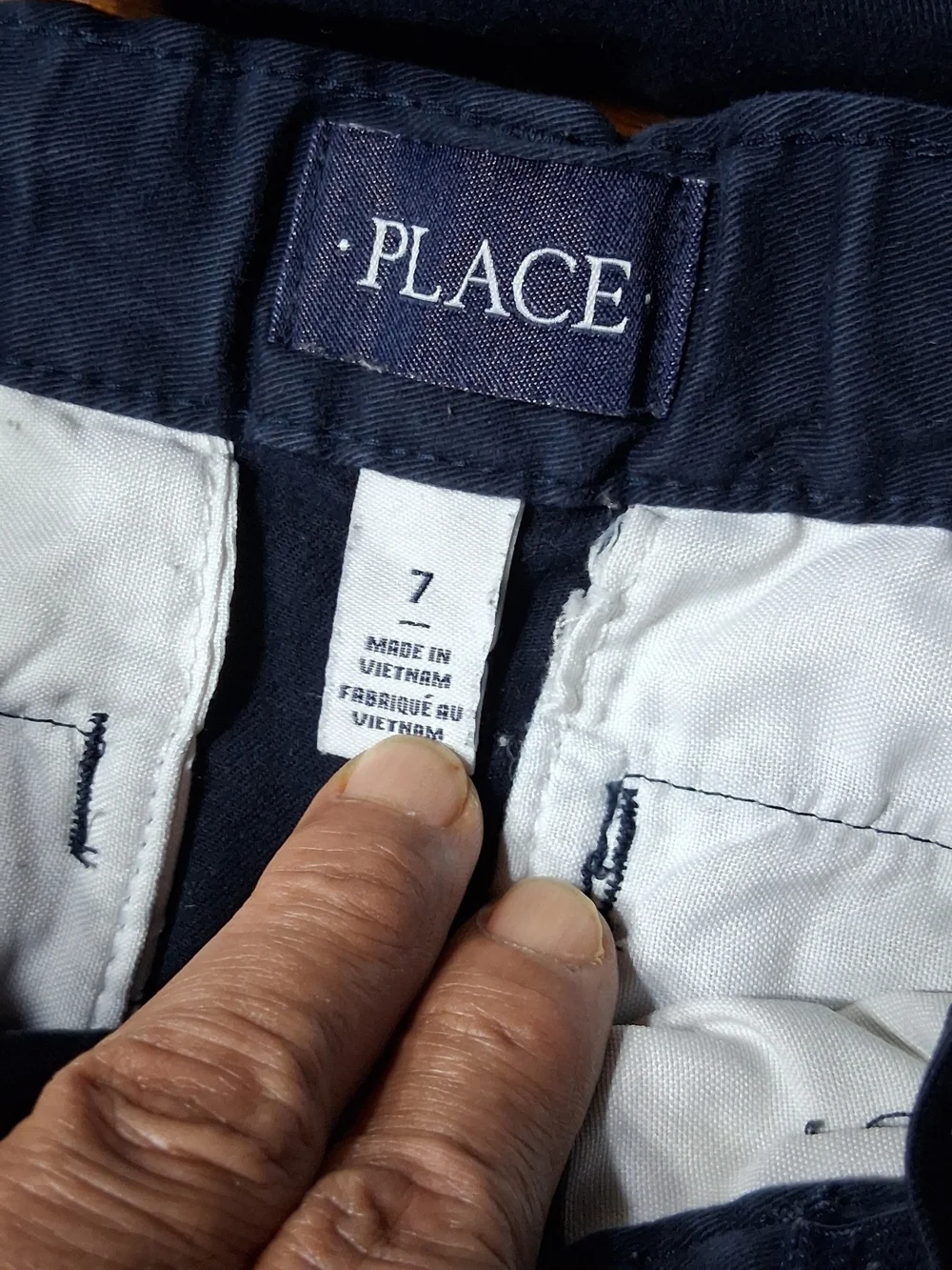Place Navy Blue Chino Pants - Straight Leg 3-Pack